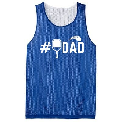 Number One Pickleball Dad Funny Fathers Day Pickleball Lover Gift Mesh Reversible Basketball Jersey Tank