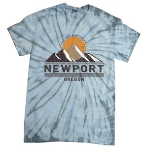 Newport Oregon Pacific Northwest Vacation Souvenir Tie-Dye T-Shirt