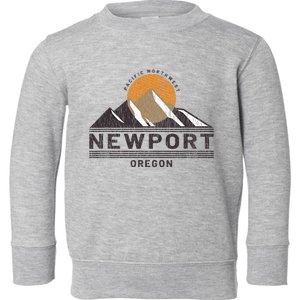 Newport Oregon Pacific Northwest Vacation Souvenir Toddler Sweatshirt