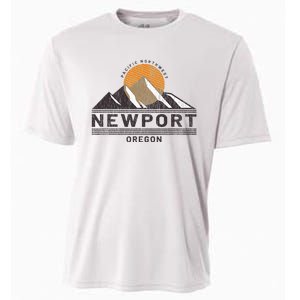 Newport Oregon Pacific Northwest Vacation Souvenir Cooling Performance Crew T-Shirt