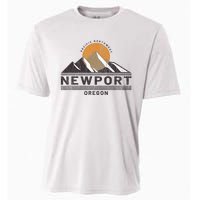 Newport Oregon Pacific Northwest Vacation Souvenir Cooling Performance Crew T-Shirt