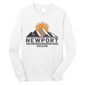 Newport Oregon Pacific Northwest Vacation Souvenir Long Sleeve Shirt