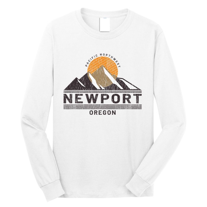 Newport Oregon Pacific Northwest Vacation Souvenir Long Sleeve Shirt