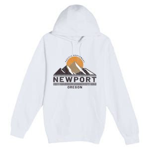 Newport Oregon Pacific Northwest Vacation Souvenir Premium Pullover Hoodie