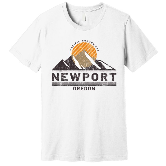 Newport Oregon Pacific Northwest Vacation Souvenir Premium T-Shirt