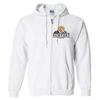 Newport Oregon Pacific Northwest Vacation Souvenir Full Zip Hoodie