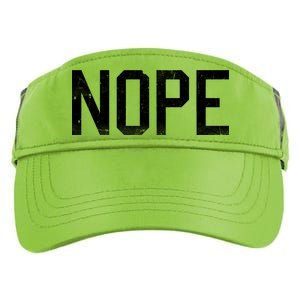 NOPE Funny Meme Adult Drive Performance Visor