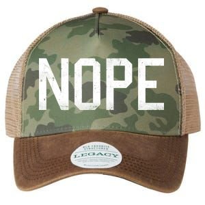 NOPE Funny Meme Legacy Tie Dye Trucker Hat