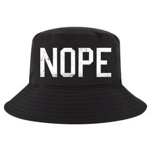 NOPE Funny Meme Cool Comfort Performance Bucket Hat