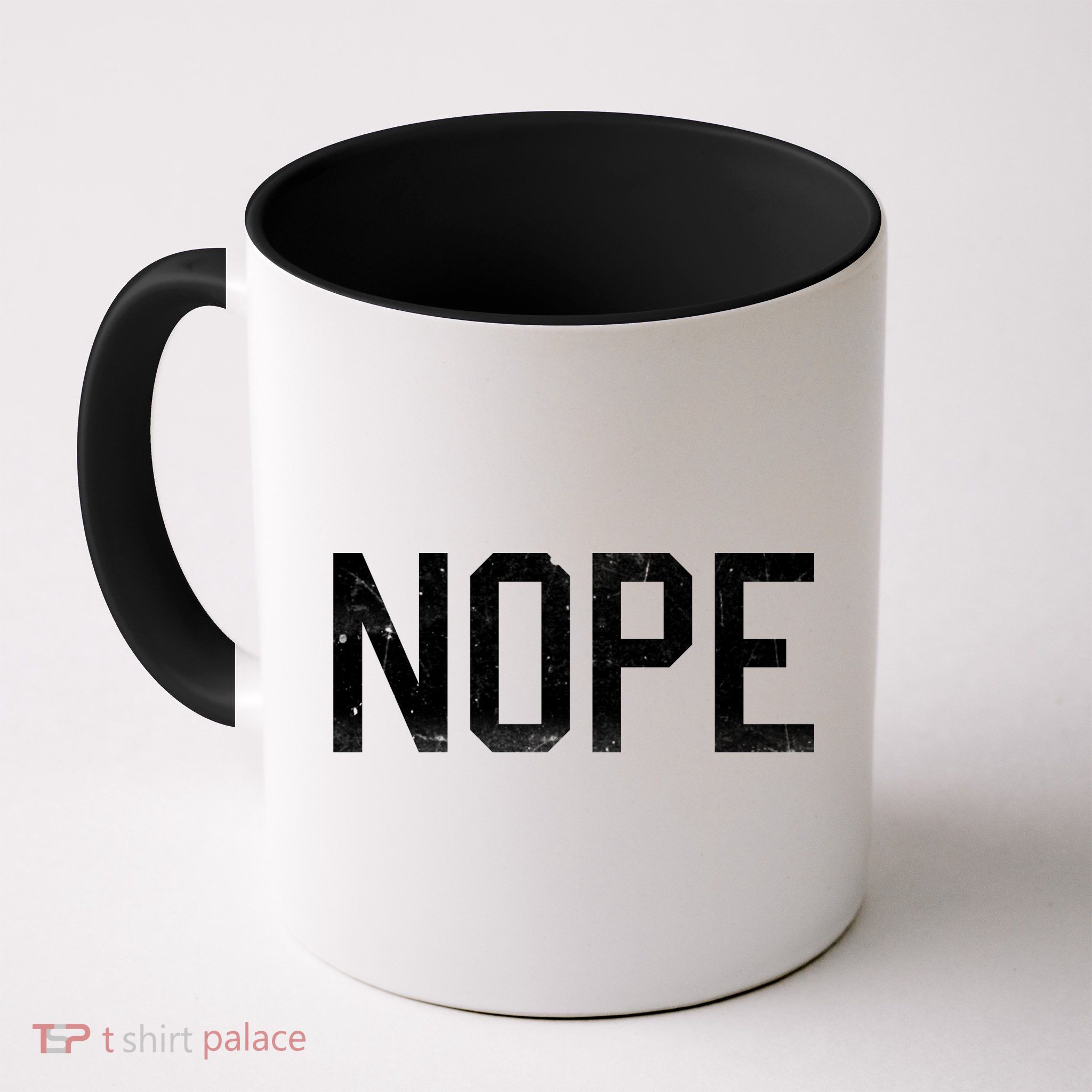 NOPE Funny Meme Mug