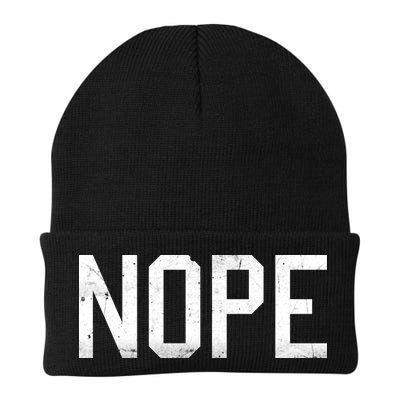 NOPE Funny Meme Beanie
