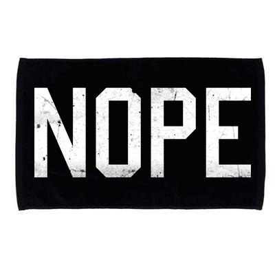 NOPE Funny Meme Microfiber Hand Towel