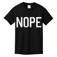 NOPE Funny Meme Kids T-Shirt