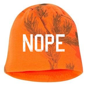 NOPE Funny Meme Kati - Camo Knit Beanie