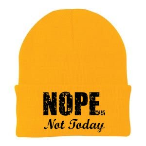 Nope Not Today Knit Cap Winter Beanie