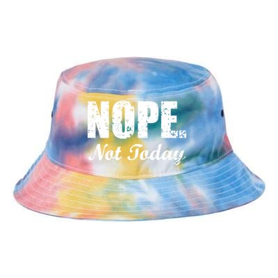 Nope Not Today Tie Dye Newport Bucket Hat