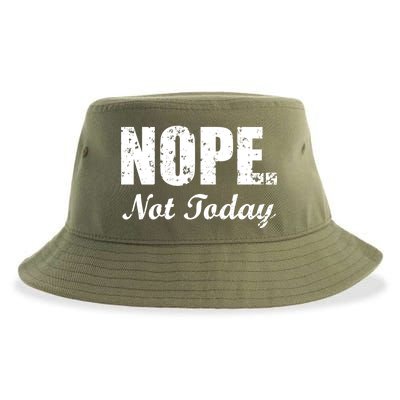 Nope Not Today Sustainable Bucket Hat