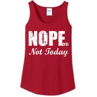 Nope Not Today Ladies Essential Tank