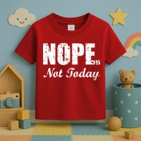 Nope Not Today Toddler T-Shirt