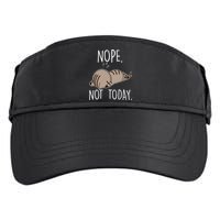 Nope Not Today Funny Lazy Cat Adult Drive Performance Visor