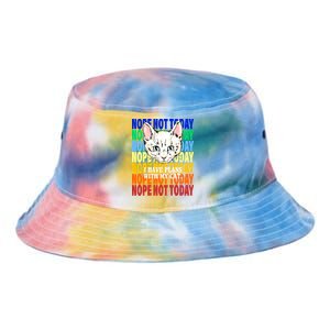 Nope Not Today I Have Plans With My Cat Tie Dye Newport Bucket Hat