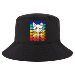 Nope Not Today I Have Plans With My Cat Cool Comfort Performance Bucket Hat