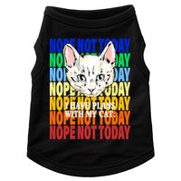 Nope Not Today I Have Plans With My Cat Doggie Tank