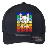 Nope Not Today I Have Plans With My Cat Flexfit Unipanel Trucker Cap