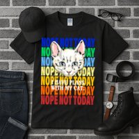Nope Not Today I Have Plans With My Cat Tall T-Shirt