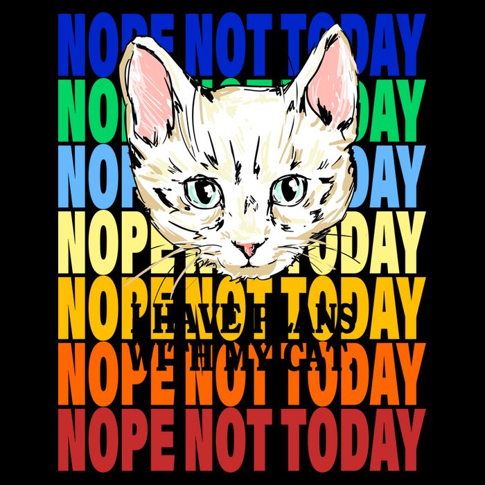 Nope Not Today I Have Plans With My Cat Mug