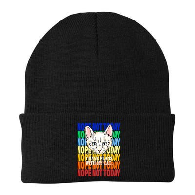Nope Not Today I Have Plans With My Cat Beanie