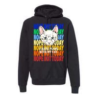 Nope Not Today I Have Plans With My Cat Premium Hoodie