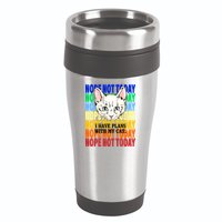 Nope Not Today I Have Plans With My Cat 16oz Travel Tumbler