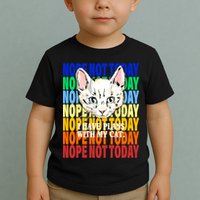 Nope Not Today I Have Plans With My Cat Toddler T-Shirt