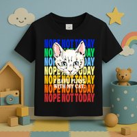 Nope Not Today I Have Plans With My Cat Toddler T-Shirt