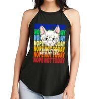 Nope Not Today I Have Plans With My Cat Women's Perfect Tri Rocker Tank