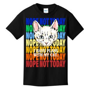 Nope Not Today I Have Plans With My Cat Kids T-Shirt