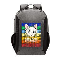 Nope Not Today I Have Plans With My Cat Vector Backpack
