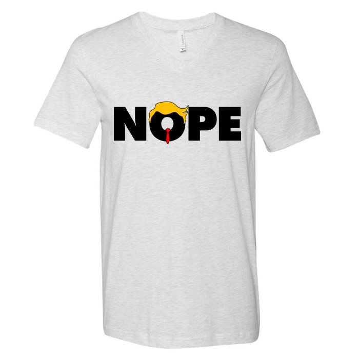 Nope To Trump V-Neck T-Shirt