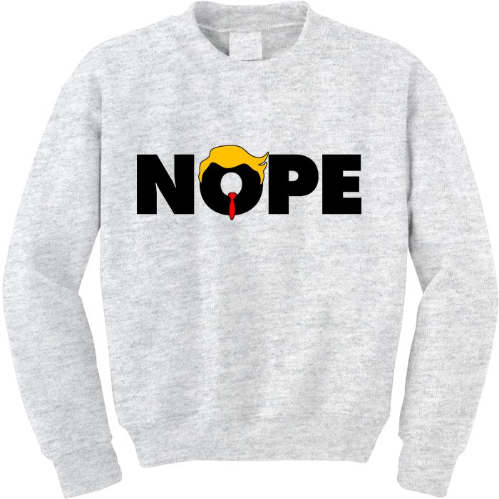 Nope To Trump Kids Sweatshirt