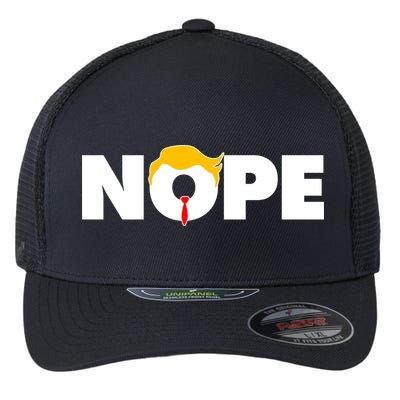 Nope To Trump Flexfit Unipanel Trucker Cap