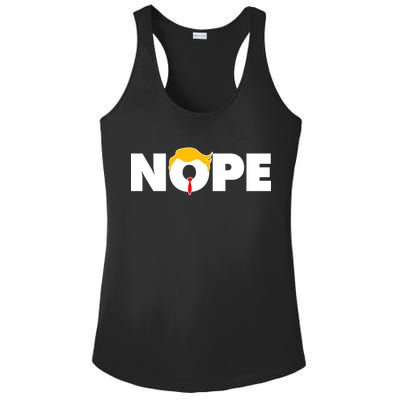 Nope To Trump Ladies PosiCharge Competitor Racerback Tank