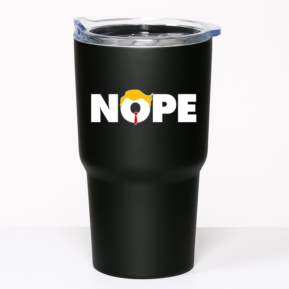Nope To Trump Tumbler