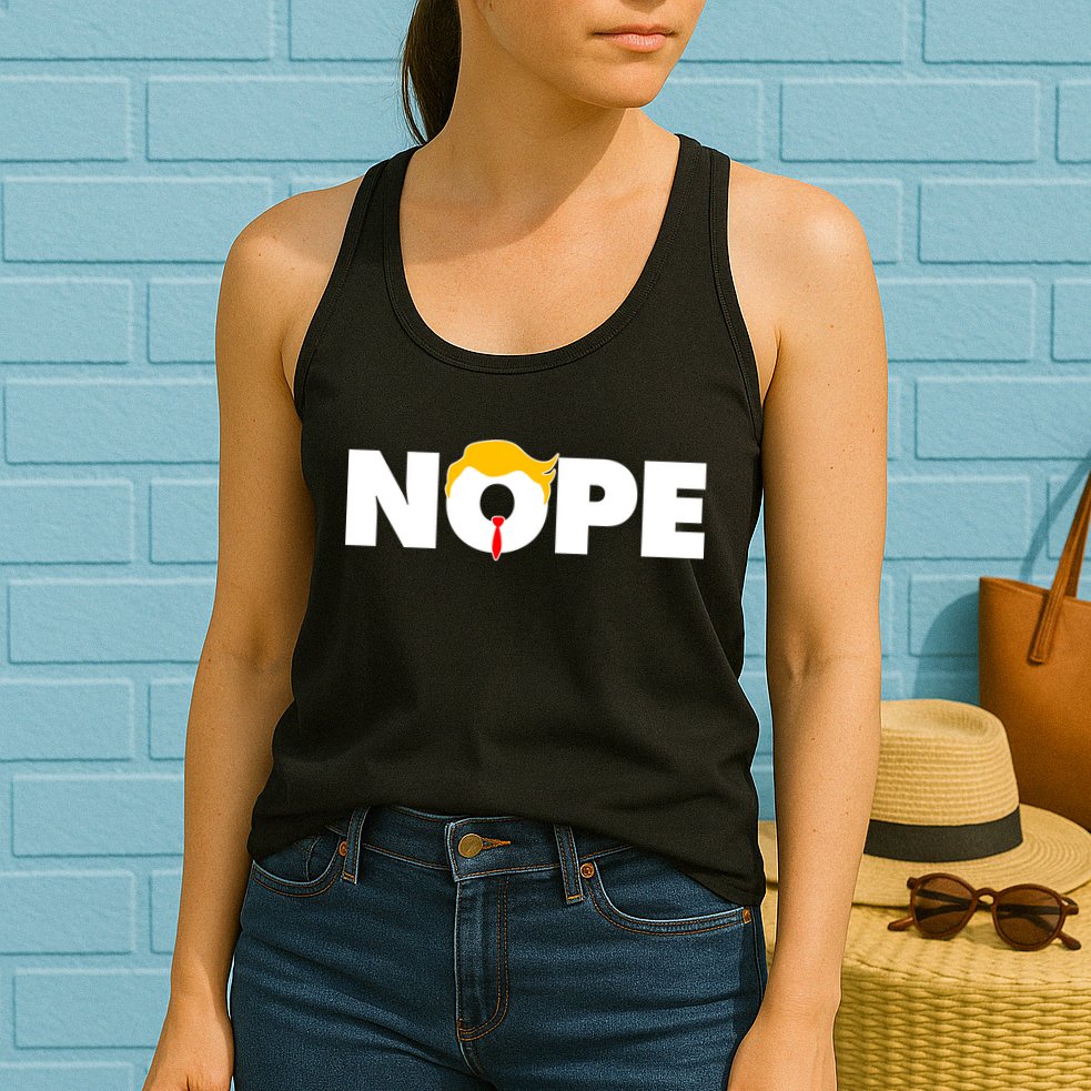 Nope To Trump Womens Tank Top