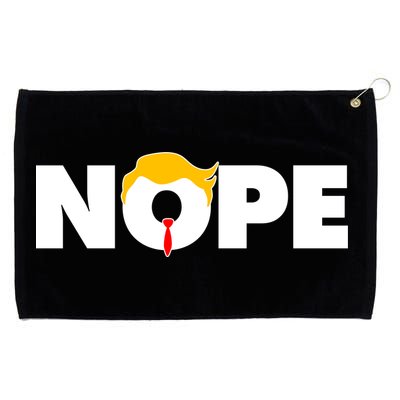 Nope To Trump Grommeted Golf Towel