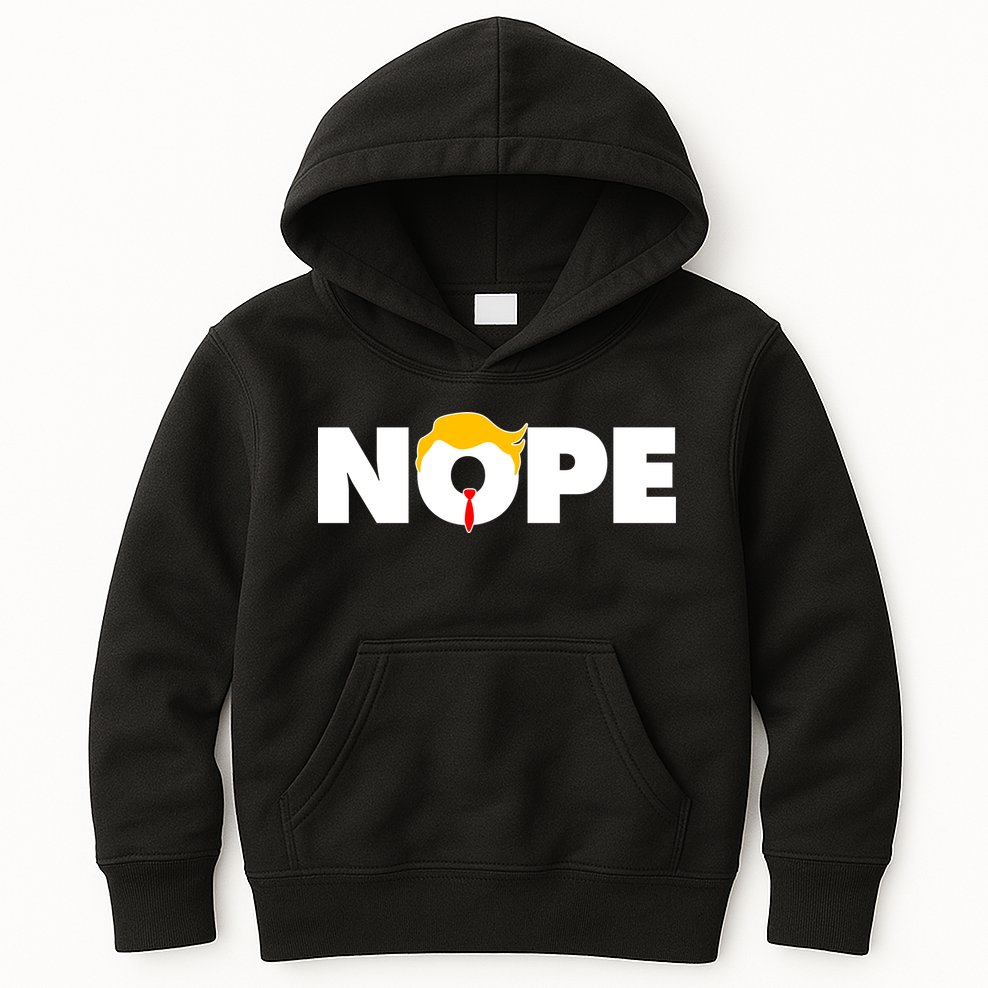 Nope To Trump Kids Hoodie