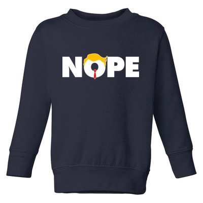 Nope To Trump Toddler Sweatshirt