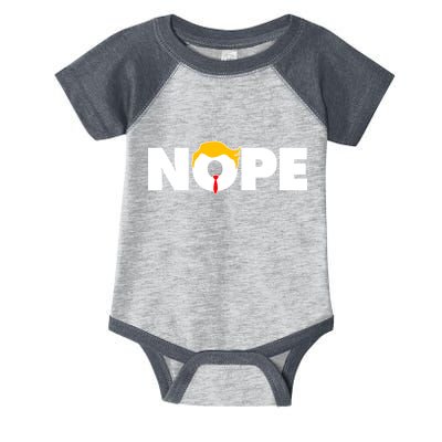 Nope To Trump Infant Baby Jersey Bodysuit