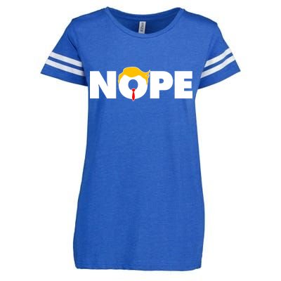 Nope To Trump Enza Ladies Jersey Football T-Shirt