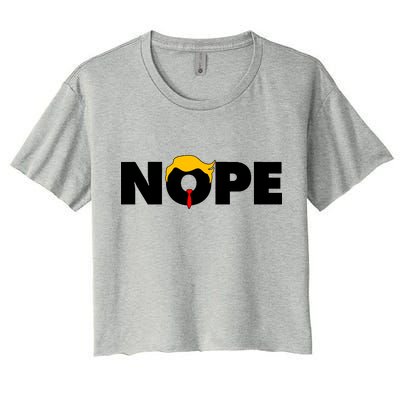 Nope To Trump Women's Crop Top Tee